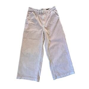 Lee High Rise Cropped Wide Leg Corduroy Pants Pink Size 29 Retro Vintage Fall